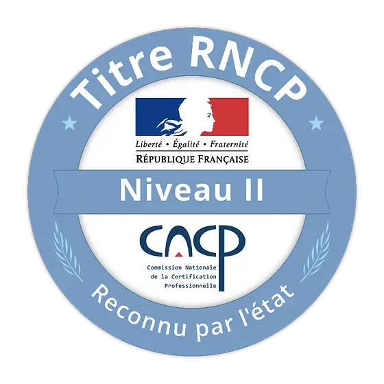 Logo titre RNCP Niveau 2